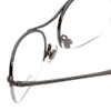 John Varvatos Designer Eyeglasses V101 in Dark-Gunmetal 56mm :: Rx Single Vision