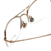 John Varvatos Designer Eyeglasses V106 in Gold 53mm :: Progressive