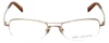 John Varvatos Designer Eyeglasses V106 in Gold 53mm :: Progressive