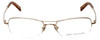 John Varvatos Designer Eyeglasses V106 in Gold 53mm :: Rx Bi-Focal