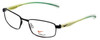 Nike Flexon Designer Eyeglasses NK4255-011 in Satin Black Turbo Green 52mm :: Custom Left & Right Lens