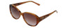 Judith Leiber Designer Sunglasses JL5003-02 in Topaz in Brown-Gradient Lens