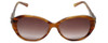 Judith Leiber Designer Sunglasses JL5003-02 in Topaz in Brown-Gradient Lens
