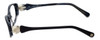 Guess by Marciano Designer Reading Glasses GM186-BKWT in Black