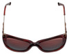 Judith Leiber Designer Sunglasses JL5008-06 in Burgundy in Burgundy-Gradient Len