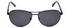 Judith Leiber Designer Sunglasses JL5011-01 in Black in Grey Lens