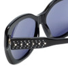Judith Leiber Designer Sunglasses JL5022-01 in Onyx in Grey Lens