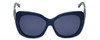 Judith Leiber Designer Sunglasses JL5022-05 in Sapphire in Grey Lens
