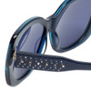 Judith Leiber Designer Sunglasses JL5022-05 in Sapphire in Grey Lens