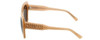 Judith Leiber Designer Sunglasses JL5022-06 in Blush in Brown Lens