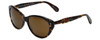 Betsey Johnson Designer Sunglasses Betseyville BV113-02 in Espresso with Brown L