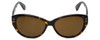 Betsey Johnson Designer Sunglasses Betseyville BV113-02 in Espresso with Brown L