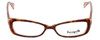 Betsey Johnson Designer Eyeglasses Betseyville BV105-02 in Espresso 52mm :: Progressive