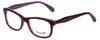 Betsey Johnson Designer Eyeglasses Betseyville BV112-07 in Violet 52mm :: Progressive