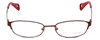Betsey Johnson Designer Eyeglasses Starlight BJ019-06 in Burgundy 52mm :: Rx Bi-Focal