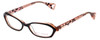 Betsey Johnson Designer Eyeglasses Galaxy-Glam BJ072-01 in Black 53mm :: Rx Bi-Focal