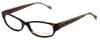 Betsey Johnson Designer Eyeglasses Frisky BJ0175-02 in Espresso 53mm :: Rx Bi-Focal