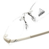 Adidas Designer Eyeglasses a893-10-6056 in White 53mm :: Custom Left & Right Lens