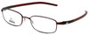 Adidas Designer Eyeglasses a623-40-6055 in Burgundy 52mm :: Rx Single Vision