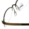 Adidas Designer Eyeglasses a674-40-6060 in Olive 52mm :: Progressive