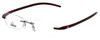 Adidas Designer Eyeglasses a894-10-6057 in Burgundy 51mm :: Progressive