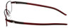 Adidas Designer Eyeglasses a623-40-6055 in Burgundy 52mm :: Rx Bi-Focal