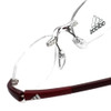 Adidas Designer Eyeglasses a894-10-6057 in Burgundy 51mm :: Rx Bi-Focal
