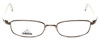 Adidas Designer Reading Glasses a623-40-6054 in Bronze/Ivory 52mm
