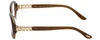 Chopard Designer Eyeglasses VCH155S-0794 in Brown-Striped 53mm :: Progressive