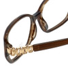 Chopard Designer Reading Glasses VCH155S-0794 in Brown-Striped 53mm