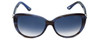 Chopard Designer Sunglasses SCH129S-0WTG in Black-Blue with Grey-Gradient Lens