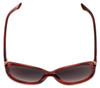 Chopard Designer Sunglasses SCH129S-0WTF in Red with Brown-Gradient Lens
