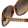 Chopard Designer Sunglasses SCH184S-0752 in Horn with Brown-Gradient Lens