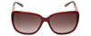 Chopard Designer Sunglasses SCH184S-0954 in Red with Brown-Gradient Lens