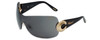 Chopard Designer Sunglasses SCH939S-300X in Black with Grey Lens