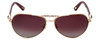 Chopard Designer Sunglasses SCH997S-8FCP in Gold with Violet Lens
