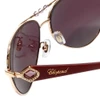 Chopard Designer Sunglasses SCH997S-8FCP in Gold with Violet Lens