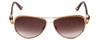 Chopard Designer Sunglasses SCHA60S-08MG in Gold with Rose-Gradient Lens