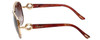 Chopard Designer Sunglasses SCHA60S-08MG in Gold with Rose-Gradient Lens