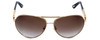 Chopard Designer Sunglasses SCHA63S-624X in Gold with Amber-Gradient Lens