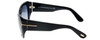 Tom Ford Designer Sunglasses Corinne TF460-01C in Black with Grey-Gradient Lens