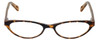 Corinne McCormack Designer Eyeglasses Roseanne in Amber  50mm :: Custom Left & Right Lens