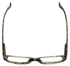 Corinne McCormack Designer Eyeglasses Libby in Gold-Snake-Skin 50mm :: Rx Bi-Focal