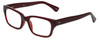 Corinne McCormack Designer Reading Glasses Sydney Burgundy Red Marble 48mm New