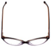 Valerie Spencer Designer Eyeglasses VS9312-BRN in Brown/Lilac Crystal 53mm :: Custom Left & Right Lens
