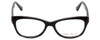 Valerie Spencer Designer Eyeglasses VS9290-BLK in Black/Leopard 52mm :: Custom Left & Right Lens