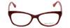 Valerie Spencer Designer Eyeglasses VS9290-RED in Red/Leopard 48mm :: Progressive
