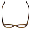 Calabria Elite Designer Reading Glasses CEBH122 in Brown Horn