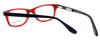 Ernest Hemingway Designer Eyeglasses H4617 (Small Size) in Red-Black 48mm :: Rx Single Vision