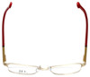 Carolina Herrera Designer Eyeglasses VHE025-0SAH in Red Beige 53mm :: Custom Left & Right Lens